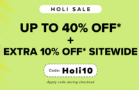 Crocs Holi Sale - Upto 40% Off + Extra 10% Off Sitewide 
