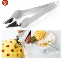  WIDERZONE 1PCS Practical Stainless Steel Cutter Pineapple Eye Peeler Kitchen Tools 