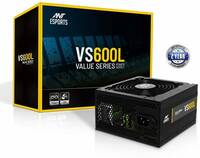 Lowest - Ant Esports VS600L 600 Watts PSU  (Black)
