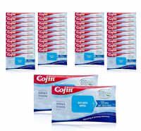 Cojin Premium Bed Bath Wipes combo of 40 packs (400 bath wipes) Extra Large|Extra thick|Enriched with Aloe Vera & Vitamin E [Apply 50% Off Coupon]