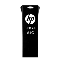 HP V207w 64GB USB 2.0 Pen Drive (Small & Slim Body, MM-USB064GB-47P, Black)