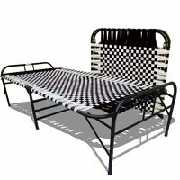 Portable Single Folding Bed Space Saving Heavy Duty Foldable Bed Frame