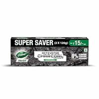 DABUR Herb'L Activated Charcoal Toothpaste, 240g 
