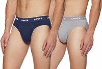 Levi's 009 Neo Brief for Men with Contoured Double Pouch, Tag Free Comfort & Smartskin Technology (Pack of 2) [Apply ₹75 off coupon]