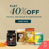 MyProtein Holi Sale- Get Flat 40% Off