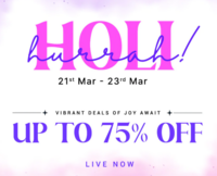 Noise Holi Hurrah Sale - Up to 75% Off (21st - 23rd Mar)