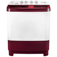 VOLTAS beko 8.5 kg 5 Star Semi Automatic Washing Machine with IPX4 Control Panel (WTT85DBRG, Burgundy)