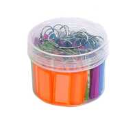 GLUN® Assorted 50-Pack Multicolor Keyring & Keychain Set | Plastic Keychains with Name Tag Labels and Split Rings for Seamless Key Organization