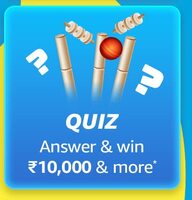 Cricket Edition Quiz Answers & Win ₹10,000 & more*