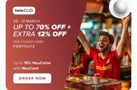 Tata Cliq Game on Style Sale up to 70% off + Extra 12% off with Code [29-31 March]