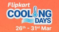  Flipkart Cooling Days (26-31st Mar) up to 60% off  + 10% bank offers