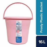 BB Home Frosty Plastic Bucket- Sturdy &
Durable, Pink, 16 I (1 pc)