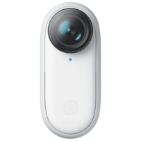 Insta360 GO 2 QHD and 9MP 50 FPS Waterproof Action Camera with FlowState Stabilization (White)