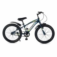 Lifelong 20T Cycle for Kids 5 to 8 Years - Bike for Boys and Girls - 85% Pre-Assembled, Frame Size: 12" - Suitable for Children 3 Feet 10 Inch+ Height - Unisex Cycle (Crew, Blue)