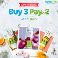 Mamaearth Wow Wednesday Sale - Buy 3 Pay For 2