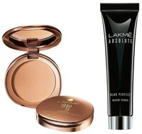 Lakme 9 to 5 Flawless Matte Complexion Compact Powder, & Lakme Absolute Blur Perfect Matte Face Primer
