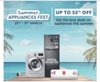 Amazon Summer Appliances Fest Upto 55% Off + 10% Off Bank Offers (25th - 31st March)