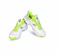 DSC Surge Men's 2.0 Professional Cricket Shoe for Men and Boys (All Rounder | Rubber Studs | Light Weight | Size UK: 9) White