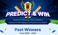Flipkart Grocery | Predict & Win :  Guess the winning team & Stand a chance Win Rewards upto Rs.1000