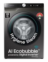Samsung 8 kg, 5 star, Eco Bubble Technology, AI Control, Wi-Fi, Fully-Automatic Front Load Washing Machine 
