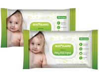 Sirona Wipes Pack Of 2 [72 Wipes X 2]  (Price Drop)