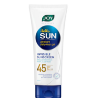 JOY Invisible Sunscreen Gel SPF 45 PA+++ Lightweight & Water Resistant - 50ml