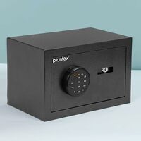 Plantex 10 Litres Digital Safe Locker for Home Security with Electronic Keypad and Double Safety Key Lock for Office/Hotel(Black)