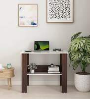 Miyako Study Table in Choco Walnut Finish