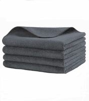 EZZY Grey Microfiber Cloth - Pack of 4-40x40 CM - 350 GSM