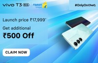 Cheq x Vivo T3 5G additional Rs.500 off on Flipkart 