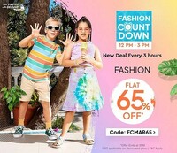Firstcry- Flat 65% OFF on Selected Fashion Items
[12 - 3PM]
