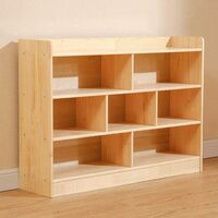 EKRON 6 Section Engineered Wood Storage Organizer Furniture 