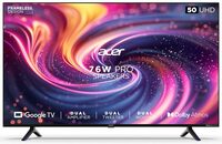Acer 127 cm (50 inches) H PRO Series 4K Ultra HD Smart LED Google TV AR50GR2851UDPRO (Black)