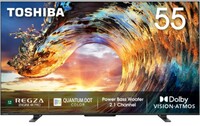 Toshiba 139 cm (55 inches) 4K Ultra HD Smart QLED Google TV 55M550LP (Black)