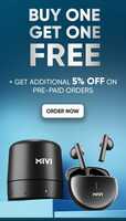 Mivi Buy 1 Get 1 Free + Get Additional 5% Off on Pre-paid Orders