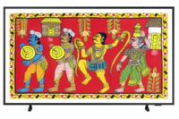 SAMSUNG The Frame 138 cm (55 inch) QLED Ultra HD (4K) Smart Tizen TV with Matte Display  (QA55LS03BAKLXL)