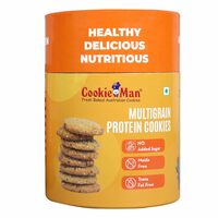 Cookieman Sugar Free Multigrain Protein Cookies - 200g [Apply 50% off coupon]