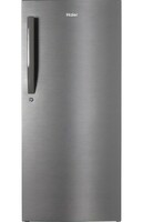 Haier 190 L 4 Star Direct Cool Single Door Refrigerator Appliance (2023 Model, HED-204DS-P, Dazzle Steel)