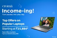 Croma Income-ing Pay Day Sale | Upto 85% off + Extra 10% Bank Offers + Coupons