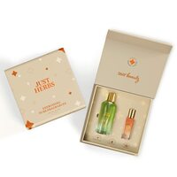 Just Herbs Luxe Collection Eau De Parfum Gift Set for Men and Women, Forest Wood Silk & Spice (100 + 20ml)