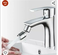 IONIX Tap, Tap filter, Tap extender for kitchen sink, Sink tap for kitchen, Water tap, Kitchen sink tap, Kitchen tap, Kitchen tap extension, Flexible Anti Splash Water Saving Movable Sink Faucet