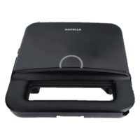 HAVELLS Perfect Fill Plus 800 Watts 2 Slice Sandwich Maker (Non-Stick Grill Plates, Black)