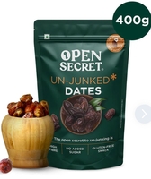 UnJunked Dates by Open Secret - 400 gms @ Re 1 + Shipping