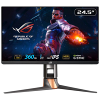 ASUS ROG Swift 62.23 cm (24.5 inch) Full HD IPS Panel LCD Height Adjustable Gaming Monitor with Flicker-Free Technology