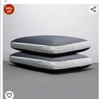 LA VERNE Cooling Gel Infused Pincore Technology Breathable Memory Foam Pillow with 3S Rebound (Pack of 2) 