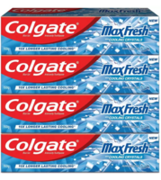 Colgate Maxfresh Blue Gel Peppermint Ice Toothpaste (600 g, Pack of 4)