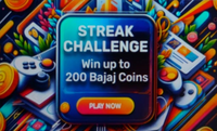 Bajaj Finserv Streak Challenge Win upto 200 Bajaj Coins, Rewards