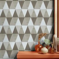 Asian Paints ezyCR8 Shades of Grey Dolphin Self-Adhesive Peel & Stick Wallpaper, DIY Wall Sticker Wall for Home & Office, 3D Print (45 x 500 cm)