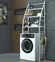 HOOBRO 3 Layer Over The Washing Machine Storage Rack Metal Bathroom Shelf [35% COUPON]