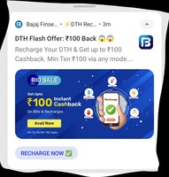 Bajaj DTH flash offer